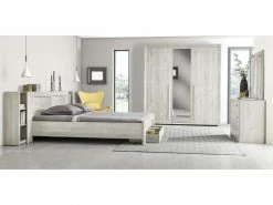 Miroir 84x92 Cm Bois Clair -MIROIR Soldes Magasin G 605213 D