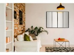 Miroir 120x90 Cm Naturel -MIROIR Soldes Magasin G 690657 W