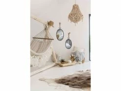 Lot De 2 Miroirs Ovale Avec Corde