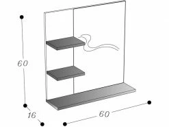 Miroir Salle De Bain -MIROIR Soldes Magasin G 716570 C
