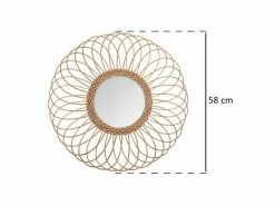 ATMOSPHERA Miroir Rotin Rosace D58 -MIROIR Soldes Magasin G CNF A74881843 E