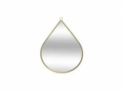 ATMOSPHERA Miroir En Métal Goutte - 28 X 39 Cm