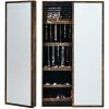 Giantex Armoire à Bijoux à Porte Coulissante, Miroir Bijoux Suspendu Avec 22 Crochets Pour Collier Marron -MIROIR Soldes Magasin G CNF H71910261 B