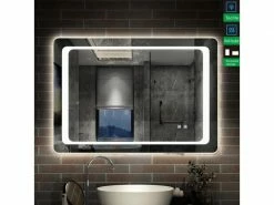 Miroir De Salle De Bain Led Avec Anti-buée 100x70cm Miroir De Salle De Bain -MIROIR Soldes Magasin G CNF H76688138 D