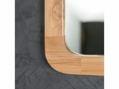 Grand Miroir Teck Rétro 120 X 70 -MIROIR Soldes Magasin G CNF I16113832 E
