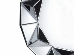 BELIANI Miroir Rond Argenté ø 70 Cm Habay -MIROIR Soldes Magasin G CNF K13169260 E