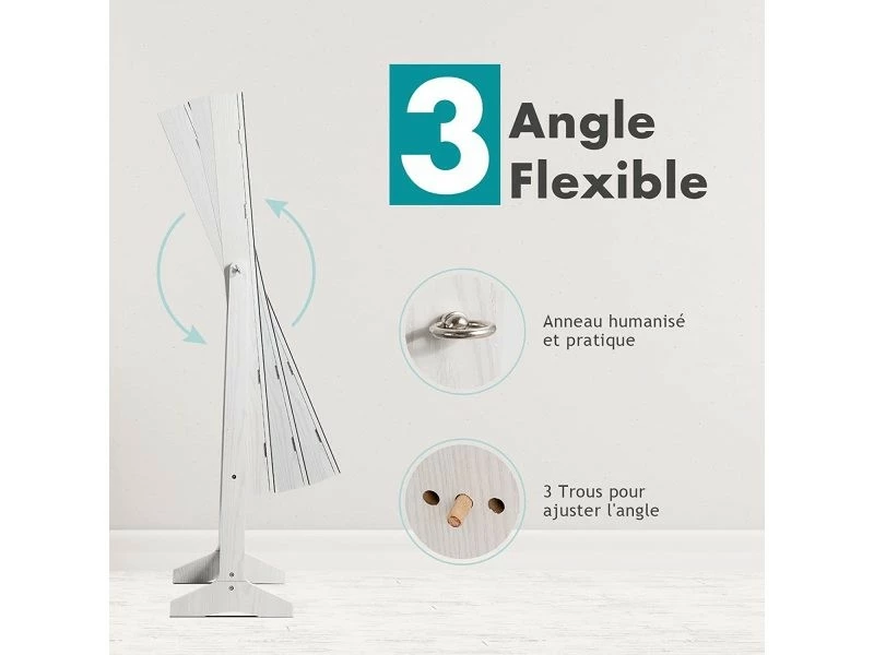 Costway Armoire à Bijoux Sur Pied,rangement Avec Miroir Plein Longueur Sur Le Miroir, Miroir Sur Pieds Verrouillable Avec Crochet De Collier, Avec Serrure Et Clés,5 Etagères (blanc) 7 Costway Armoire à Bijoux Sur Pied,rangement Avec Miroir Plein Longueur Sur Le Miroir, Miroir Sur Pieds Verrouillable Avec Crochet De Collier, Avec Serrure Et Clés,5 Etagères (blanc) – Image 5