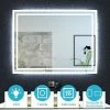 Ocean Sanitaire 90x70cm Miroir Salle De Bain Antibuéed--interrupteur Tactile--miroir Horizontal Ou Vertical--miroir Le 2 Ocean Sanitaire 90x70cm Miroir Salle De Bain Antibuéed--interrupteur Tactile--miroir Horizontal Ou Vertical--miroir Le -MIROIR Soldes Magasin G CNF O91435917 B