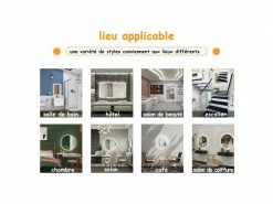 Ocean Sanitaire 90x70cm Miroir Salle De Bain Antibuéed--interrupteur Tactile--miroir Horizontal Ou Vertical--miroir Le -MIROIR Soldes Magasin G CNF O91435917 F