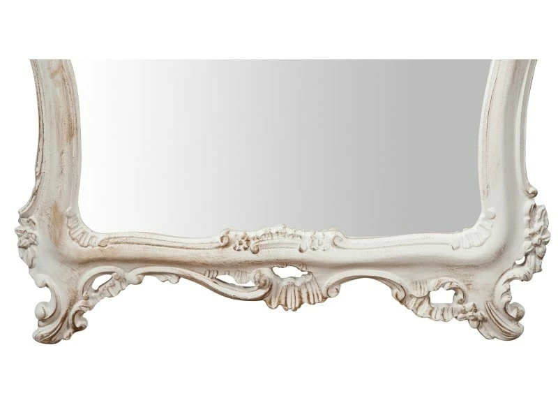 Miroir Le Miroir Mural De Style Shabby En Bois Avec Finition Blanc Antique Mesure L66xp7xh118 Cm Production Artisanale Florentine Made In Italy 7 Miroir Le Miroir Mural De Style Shabby En Bois Avec Finition Blanc Antique Mesure L66xp7xh118 Cm Production Artisanale Florentine Made In Italy – Image 5