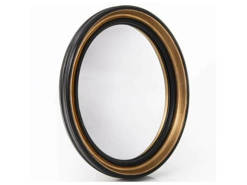 Grand Miroir Sorcière Noir Ovale Amadeus Décoration Murale Glace Convexe En Résine 5x39x49cm 3 Grand Miroir Sorcière Noir Ovale Amadeus Décoration Murale Glace Convexe En Résine 5x39x49cm