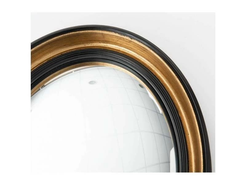 Grand Miroir Sorcière Noir Ovale Amadeus Décoration Murale Glace Convexe En Résine 5x39x49cm 5 Grand Miroir Sorcière Noir Ovale Amadeus Décoration Murale Glace Convexe En Résine 5x39x49cm – Image 3