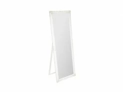 Atmosphera - Miroir Sur Pied En Bois Finition Blanchie Et Vieillie H 172 Cm