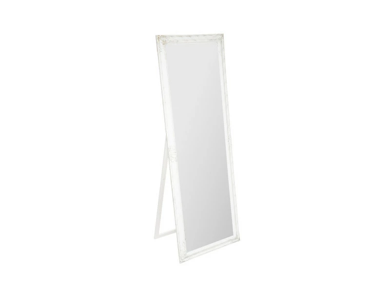 Atmosphera - Miroir Sur Pied En Bois Finition Blanchie Et Vieillie H 172 Cm 3 Atmosphera - Miroir Sur Pied En Bois Finition Blanchie Et Vieillie H 172 Cm