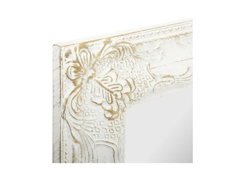 Atmosphera - Miroir Sur Pied En Bois Finition Blanchie Et Vieillie H 172 Cm 4 Atmosphera - Miroir Sur Pied En Bois Finition Blanchie Et Vieillie H 172 Cm – Image 2