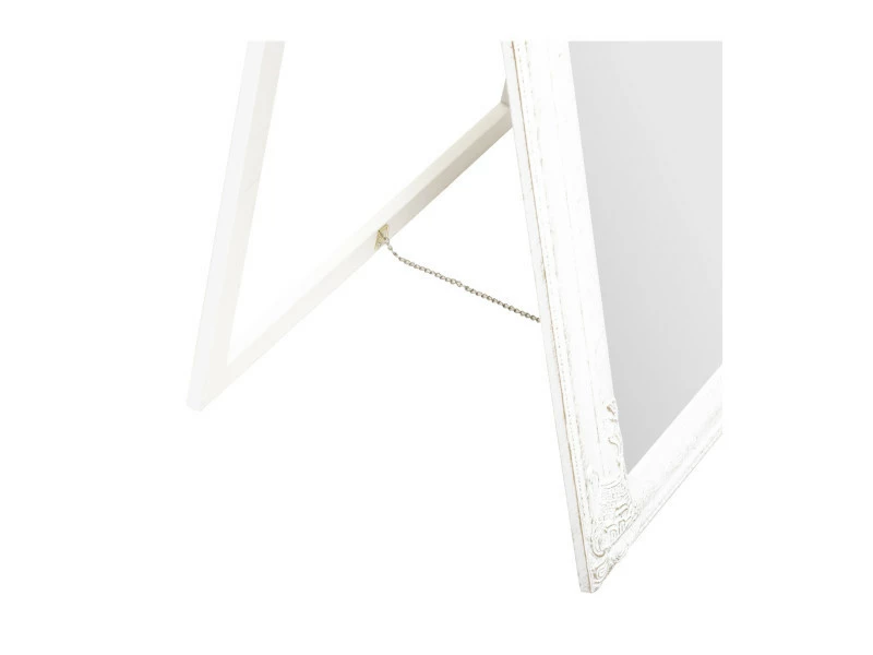 Atmosphera - Miroir Sur Pied En Bois Finition Blanchie Et Vieillie H 172 Cm 5 Atmosphera - Miroir Sur Pied En Bois Finition Blanchie Et Vieillie H 172 Cm – Image 3