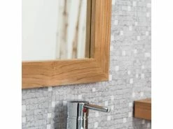 Miroir Rectangle En Teck Massif 70x50 -MIROIR Soldes Magasin G CNF V23748139 D