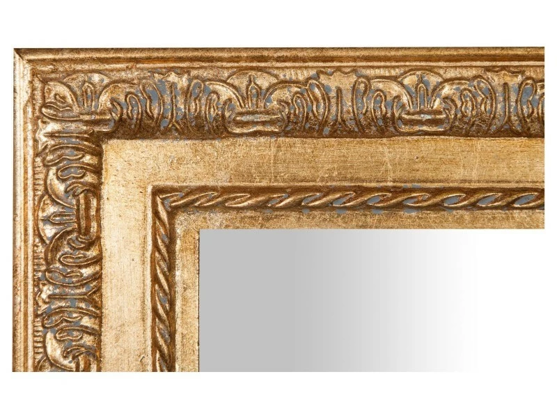 Miroir, Miroir Mural Rectangulaire, à Accrocher Sur Le Mur Horizontal Vertical, Shabby Chic, Maquillage, Salle De Bain, Cadre Finition Or Antique, L35xp2xh82 Cm. Style Shabby Chic. 6 Miroir, Miroir Mural Rectangulaire, à Accrocher Sur Le Mur Horizontal Vertical, Shabby Chic, Maquillage, Salle De Bain, Cadre Finition Or Antique, L35xp2xh82 Cm. Style Shabby Chic. – Image 4