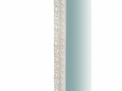 Miroir, Long Miroir Mural Rectangulaire, à Accrocher Au Mur, Horizontal Et Vertical, Shabby Chic, Salle De Bain, Chambre à Coucher, Cadre Finition Blanc Antique, Grand, Long, L70xp5xh129 Cm. Style Shabby Chic. -MIROIR Soldes Magasin G CNF Y19064506 F