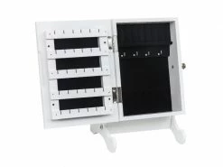 Miroir Psyche Petit Miroir Armoire à Bijoux Organisateur Armoire Boîte De Rangement Comptoir Avec Support