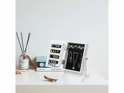 Miroir Psyche Petit Miroir Armoire à Bijoux Organisateur Armoire Boîte De Rangement Comptoir Avec Support -MIROIR Soldes Magasin G CNF Z66417969 D